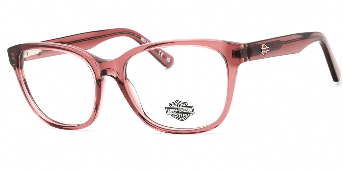Harley Davidson HD0568 072 Carré Transparent Coral Pink lunettes ...